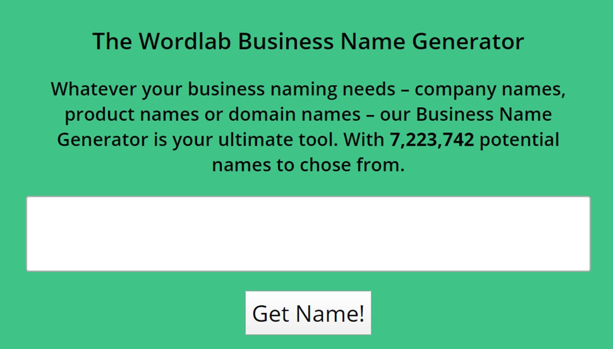 the wordlab business name generator 